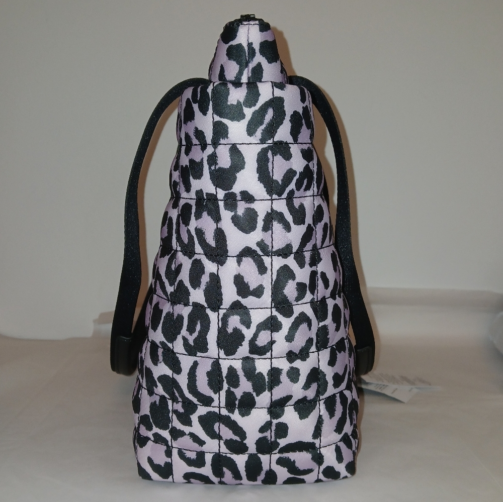 Sold Kate Spade Camden Quilted Nylon Satchel Tote Leopard - Picture 8 of 14